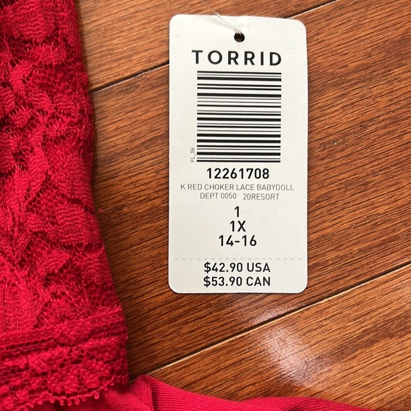 NWT Torrid Lace Top - Picture 4 of 8